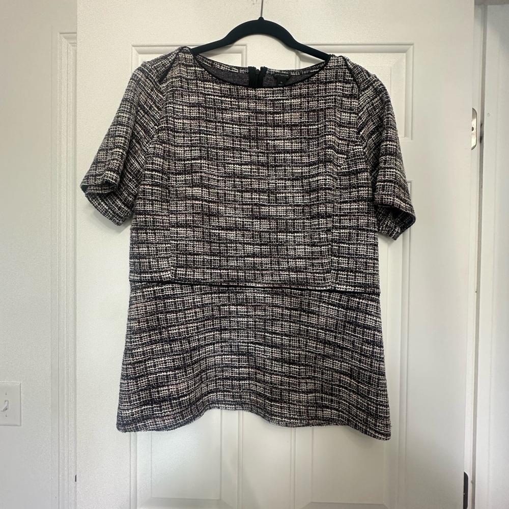 Ann Taylor Multicolored peplum Women's Top